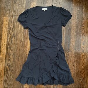 Molly Bracken navy wrap dress